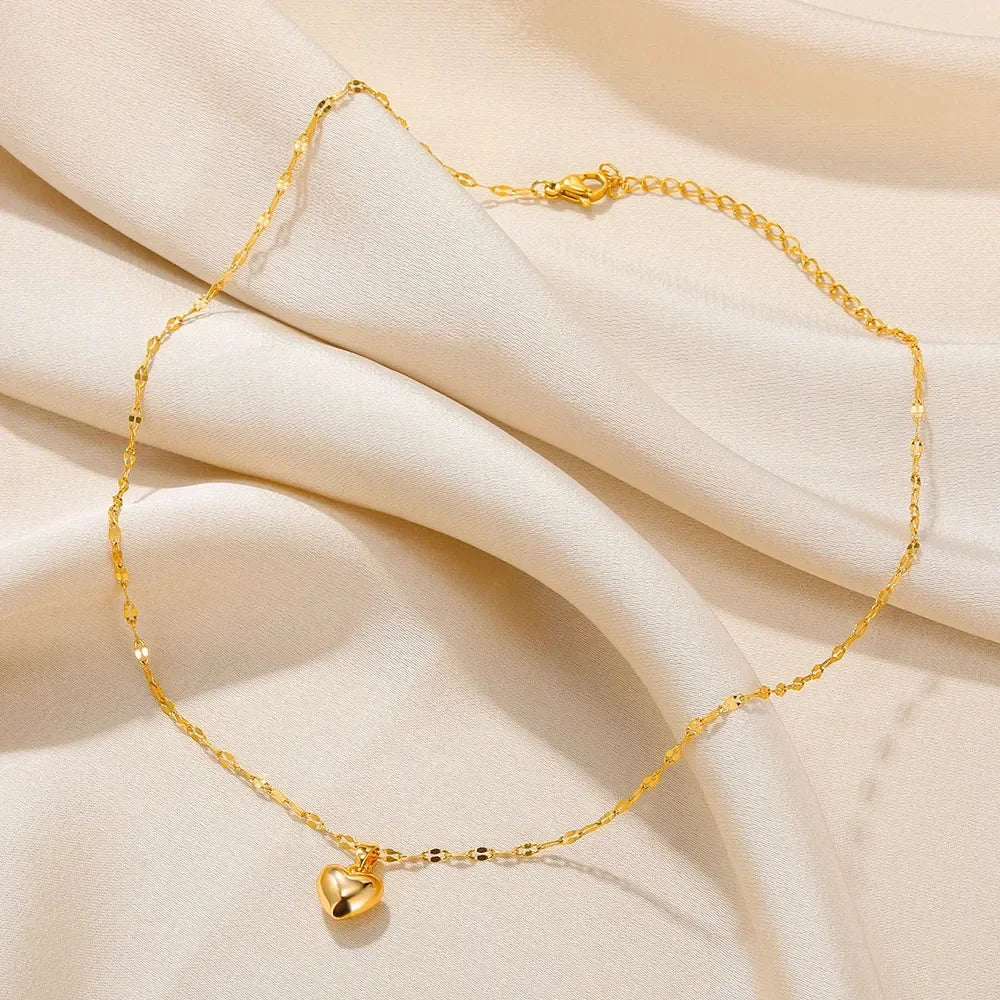 Trendy Heart Pendant Necklace