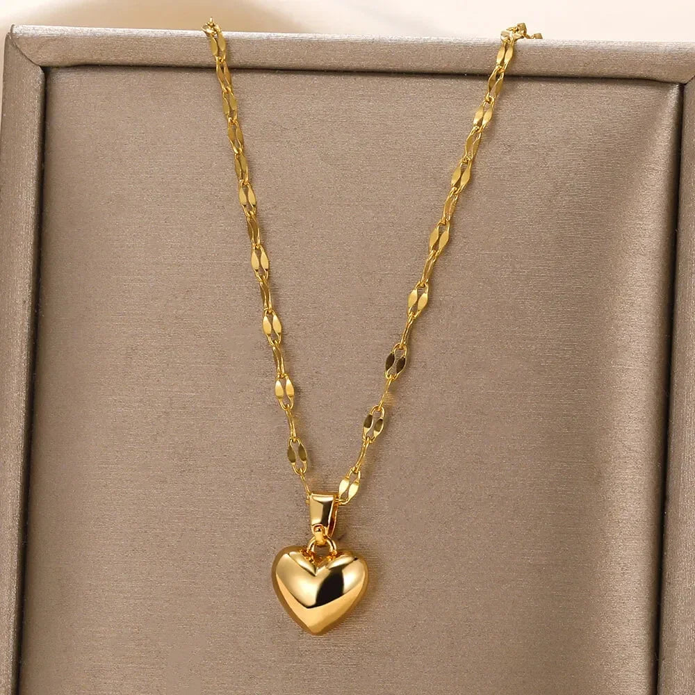 Trendy Heart Pendant Necklace