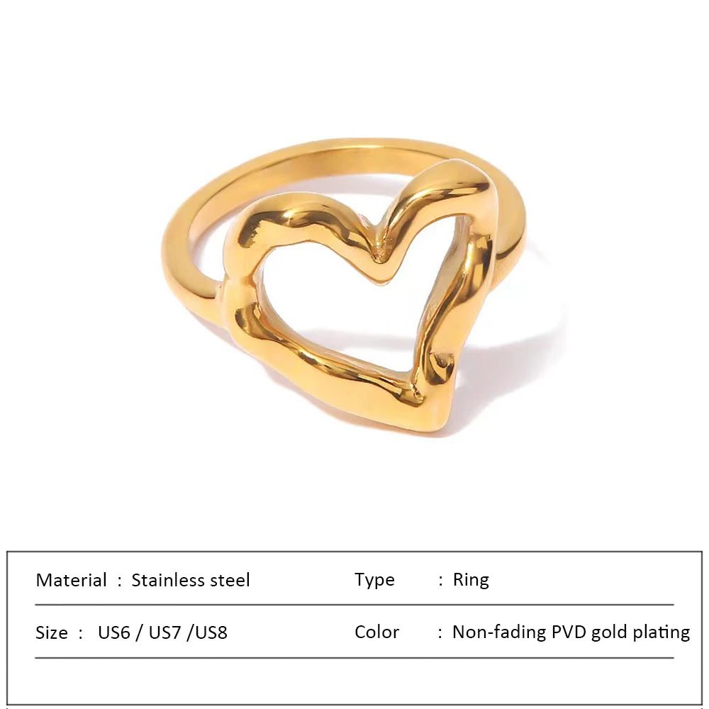 Women's Waterproof Heart Ring