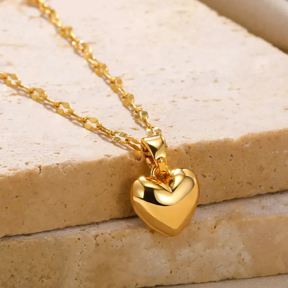 Trendy Heart Pendant Necklace