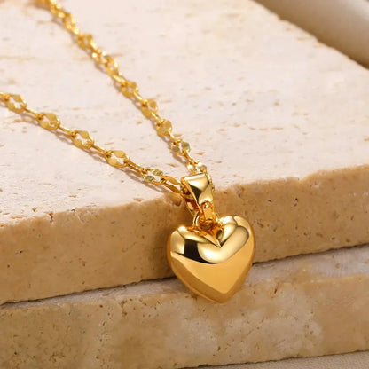 Trendy Heart Pendant Necklace